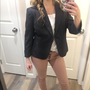 Ann Taylor Loft Herring Bone Blazer Size 4